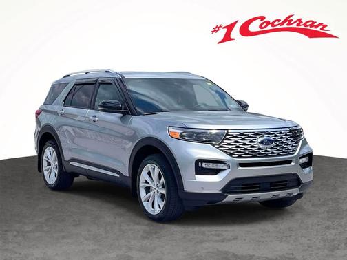 Iconic Silver Metallic 2024 Ford Explorer Platinum