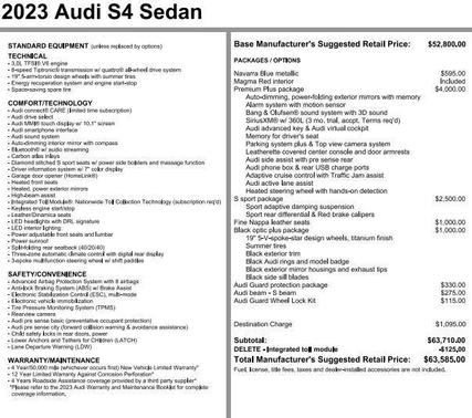 2023 Audi S4 Premium Plus TFSI quattro Tiptronic