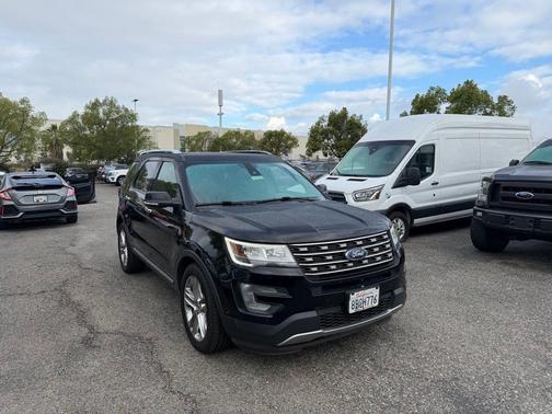 SHADOW BLACK 2017 Ford Explorer Limited