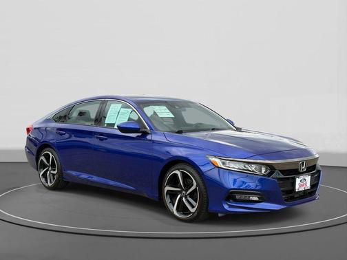 Blue 2018 Honda Accord Sport