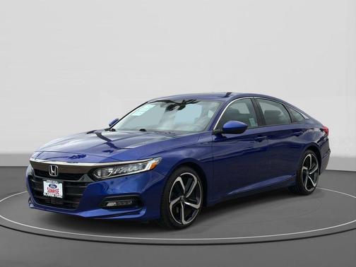 Blue 2018 Honda Accord Sport
