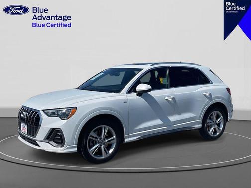 Glacier White Metallic 2020 Audi Q3 45 S line Premium