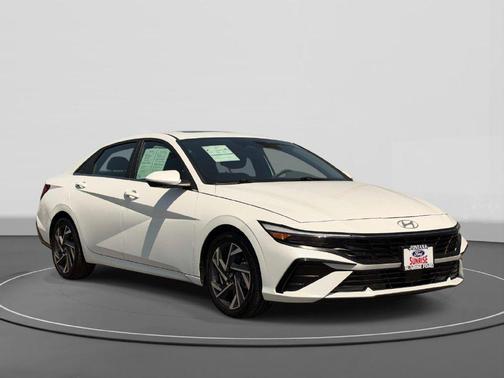 Serenity White 2025 Hyundai ELANTRA SEL