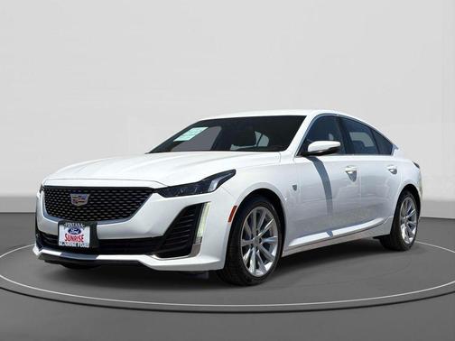 Summit White 2023 Cadillac CT5 Luxury