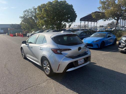 Classic Silver Metallic 2025 Toyota Corolla Hatchback SE