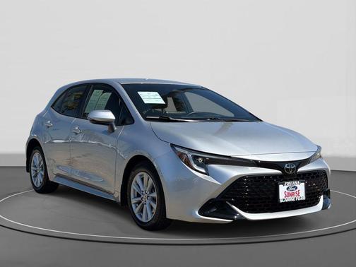 Classic Silver Metallic 2025 Toyota Corolla Hatchback SE