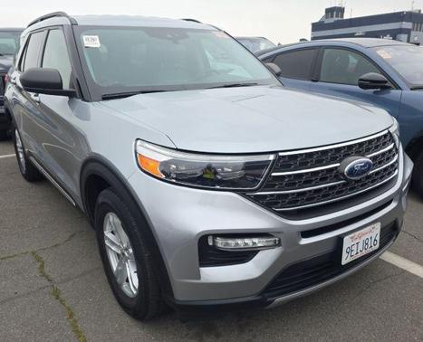 ICONIC SILVER METALLIC 2022 Ford Explorer XLT