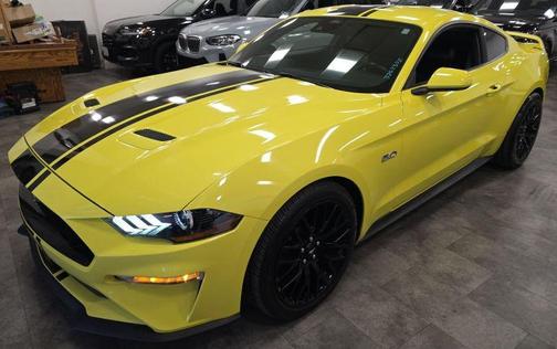 GRABBER YELLOW 2021 Ford Mustang GT Premium