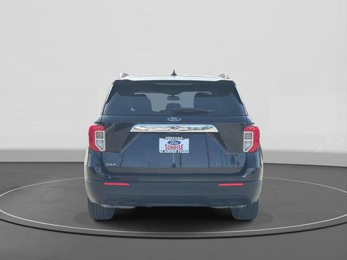 AGATE BLACK METALLIC 2023 Ford Explorer XLT