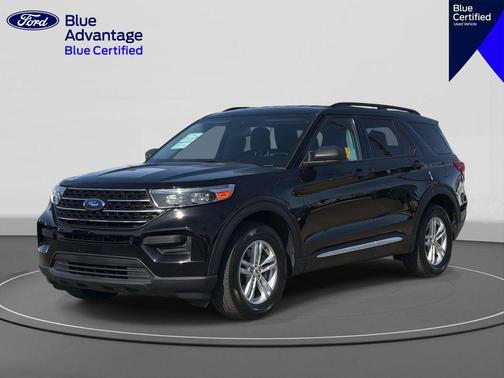 AGATE BLACK METALLIC 2023 Ford Explorer XLT
