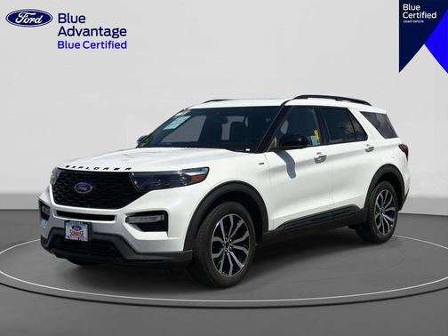 STAR WHITE MET TRI-COAT 2023 Ford Explorer ST-Line