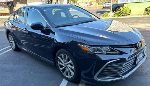 Midnight Black Metallic 2023 Toyota Camry LE