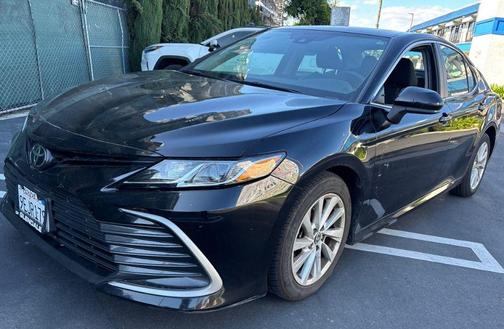 Midnight Black Metallic 2023 Toyota Camry LE