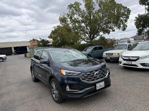 STONE BLUE METALLIC 2024 Ford Edge Titanium