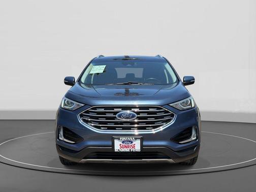 BLUE METALLIC 2019 Ford Edge Titanium