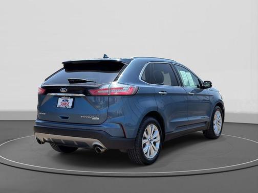 BLUE METALLIC 2019 Ford Edge Titanium