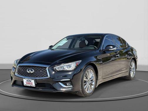 Black Obsidian 2023 INFINITI Q50 3.0t LUXE