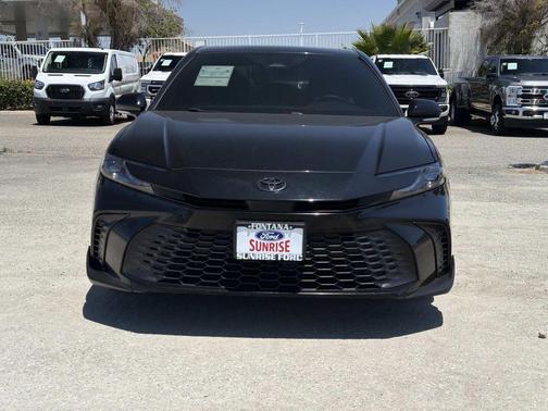 Midnight Black Metallic 2025 Toyota Camry SE