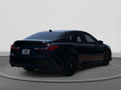Midnight Black Metallic 2025 Toyota Camry SE