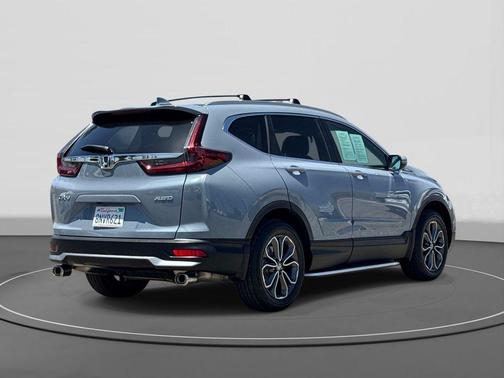 Blue 2020 Honda CR-V AWD EX-L