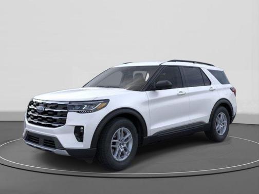 Star White Metallic Tri-Coat 2026 Ford Explorer Active