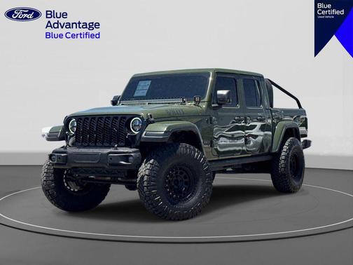 Sarge Green Clearcoat 2021 Jeep Gladiator Willys 4x4