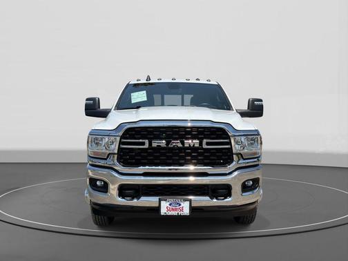 Bright White Clearcoat 2024 RAM 3500 Tradesman Crew Cab 4x4 8' Box