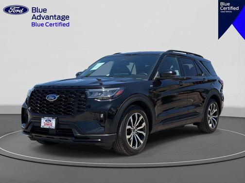 AGATE BLACK METALLIC 2025 Ford Explorer ST-Line