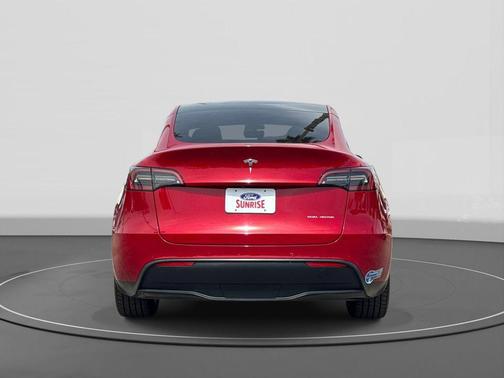 Red Multi-Coat 2021 Tesla Model Y Long Range Dual Motor All-Wheel Drive