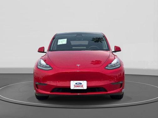 Red Multi-Coat 2021 Tesla Model Y Long Range Dual Motor All-Wheel Drive