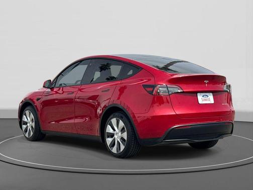 Red Multi-Coat 2021 Tesla Model Y Long Range Dual Motor All-Wheel Drive