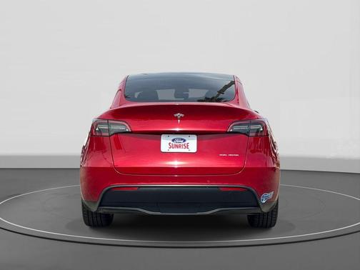 Red Multi-Coat 2021 Tesla Model Y Long Range Dual Motor All-Wheel Drive