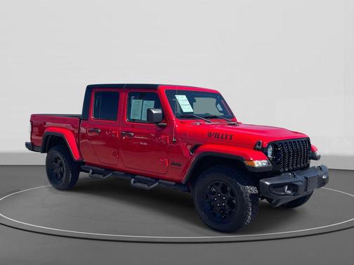 Firecracker Red Clearcoat 2023 Jeep Gladiator Willys 4x4
