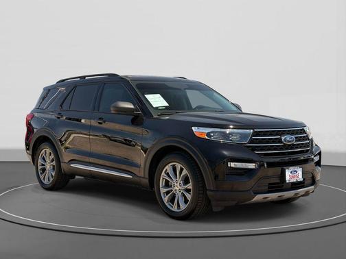 Agate Black Metallic 2022 Ford Explorer XLT