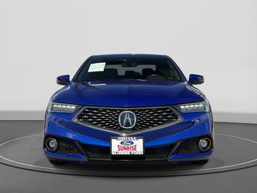 Blue 2018 Acura TLX Technology