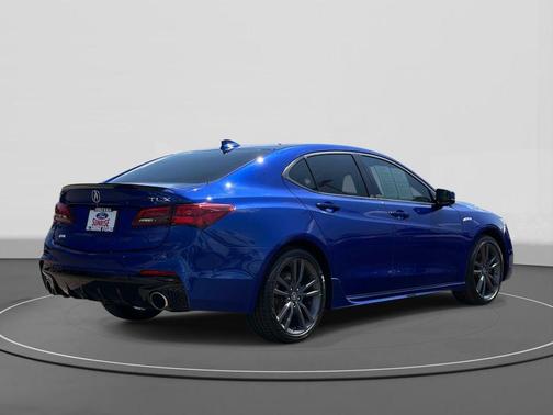 Blue 2018 Acura TLX Technology