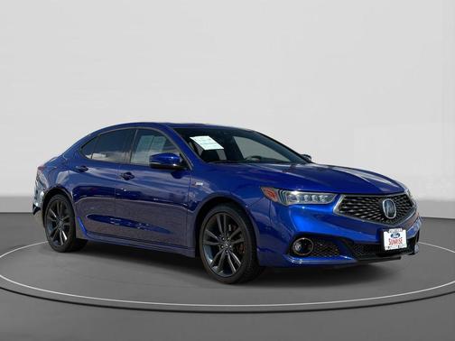 Blue 2018 Acura TLX Technology
