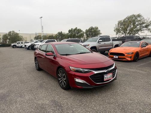 Cherry Red Tintcoat 2021 Chevrolet Malibu FWD RS