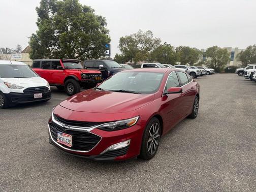 Cherry Red Tintcoat 2021 Chevrolet Malibu FWD RS