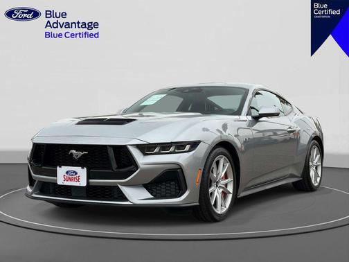 Iconic Silver Metallic 2024 Ford Mustang GT Premium