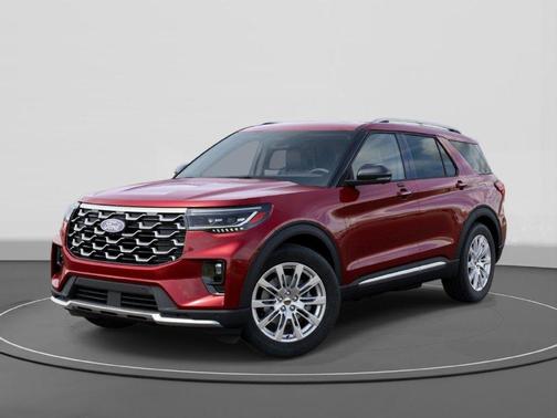 Ruby Red Metallic Tinted Clearcoat 2027 Ford Explorer Platinum