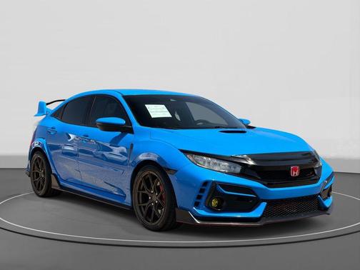 Boost Blue Pearl 2021 Honda Civic Type R Touring