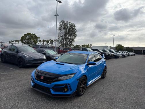 Boost Blue Pearl 2021 Honda Civic Type R Touring