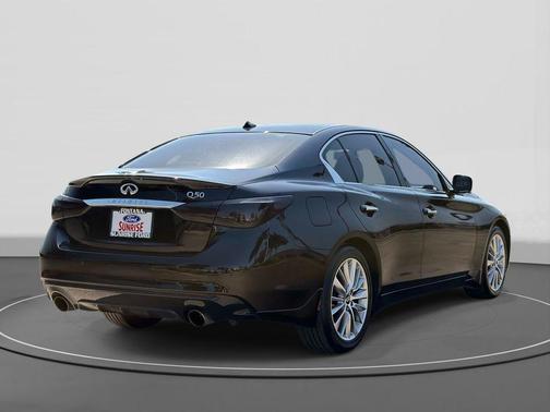Black Obsidian 2023 INFINITI Q50 3.0t LUXE