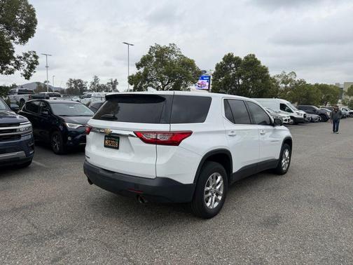 Summit White 2021 Chevrolet Traverse LS