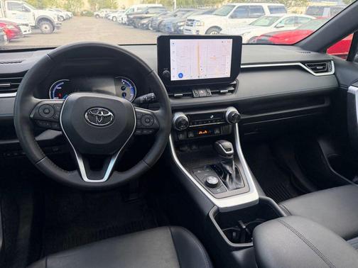 Magnetic Gray Metallic/Midnight Black Metallic 2023 Toyota RAV4 Hybrid SE