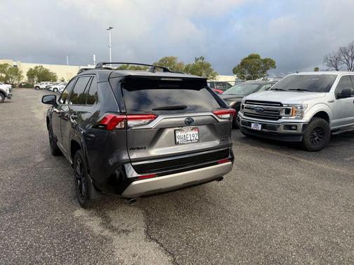 Magnetic Gray Metallic/Midnight Black Metallic 2023 Toyota RAV4 Hybrid SE