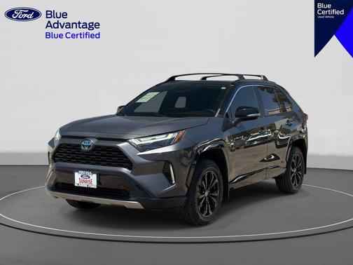 Magnetic Gray Metallic/Midnight Black Metallic 2023 Toyota RAV4 Hybrid SE
