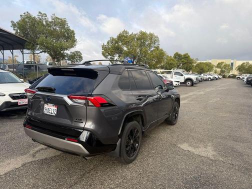 Magnetic Gray Metallic/Midnight Black Metallic 2023 Toyota RAV4 Hybrid SE