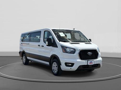 Oxford White 2024 Ford Transit-350 XLT